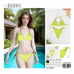 Copricostume Sexy da Donna in Chiffon per l'Estate, Sarong Bikini, Copricostume Kaftan da Spiaggia S02074-35 - Product Image 1