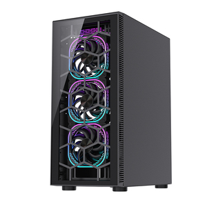 Lovingingem خزانة ألعاب OEM cool سوداء atالصانع x Micro ATX <span class=keywords><strong>Mini</strong></span> <span class=keywords><strong>ITX</strong></span> <span class=keywords><strong>PC</strong></span> حالة الألعاب كمبيوتر كامل حالة برج الكمبيوتر - Product Image 2