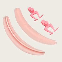 Outil d'extension de cils facile à utiliser pour débutants, séparateur de cils en silicone réutilisable à séparation rapide, forme de grenouille