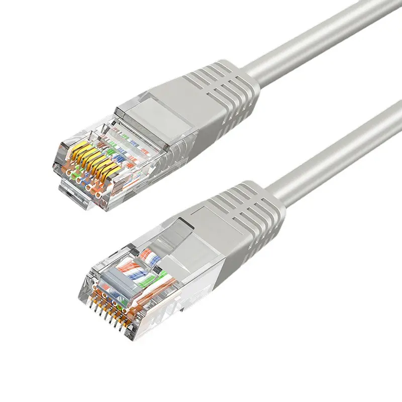 स्टॉक में सफेद 100Mbps ईथरनेट पैच कॉर्ड RJ45 कनेक्टर्स एफ़टीपी UTP नेटवर्क लैन केबल 0.5m 1m 1.5m 2m 2.5m 3m नेटवर्क केबल Cat5