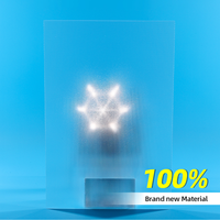 Feuille diffuseur prismatique optique LED UGR en polycarbonate transparent gaufré à vendre