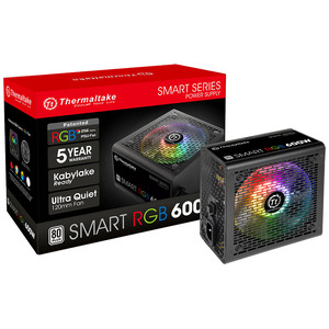 แหล่งจ่ายไฟคอมพิวเตอร์ Bulk Supply Smart RGB 600W สีขาว - Product Image 1