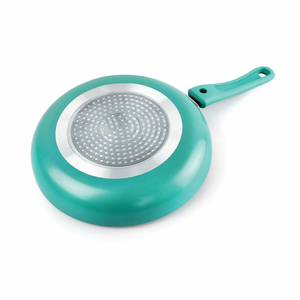 Juego de utensilios de cocina con recubrimiento de cerámica antiadherente, sartén con base de inducción, cazuelas en color <span class=keywords><strong>jade</strong></span> negro para cocina, muestra de aluminio - Product Image 2