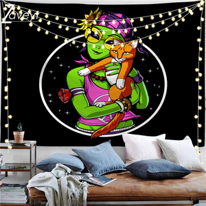 Ustoms Ove ushroom Lien RINT apestries, me ecor ippie, stronaut Pace ypsy sysychelic itchcraft - Product Image 2