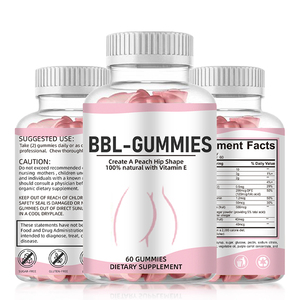 Gummies Biyode Marque Privé<span class=keywords><strong>e</strong></span> à Base de Plantes pour l'Augmentation des Fesses - Effet Liftant et Remodelant pour <span class=keywords><strong>les</strong></span> Hanches - Product Image 1