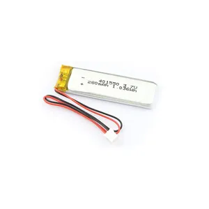 401550 280mah 3.7v 리튬 폴리머 배터리 Lipo 리튬 폴리머 배터리