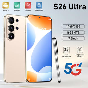 <span class=keywords><strong>Smartphone</strong></span> S26 Ultra avec stylet intégré, écran 6,8 pouces à trou central, 16+1 To, véritable réseau 4G, Android 15 - Product Image 2