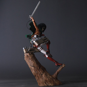 Venta al por mayor de alta calidad OEM PVC plástico Eren figura Mikasa Ackerman figura de acción Attack on Titan Anime figura - Product Image 2