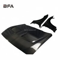 Capot moteur en fibre de carbone style BFA GTD à double ventilation, capot léger compatible avec Ford Mustang S650 EcoBoost/GT/Dark Horse 2024+