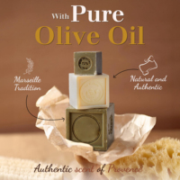 Savon de Marseille Authentique Cube 300g à l'Huile d'Olive 100% Naturel Extra Pur