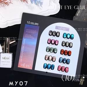 ชุดสีเจลทาเล็บมินิ 10 สีใหม่จากมิลาน สำหรับฤดูร้อน ดีไซน์ขวดแคทอาย ไม่เหลือง ติดทนนาน เหมาะสำหรับร้านทำเล็บ - Product Image 1