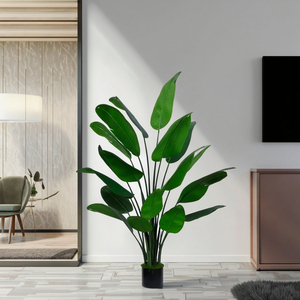 Du lịch trong nhà chuối cây cảnh nhân tạo-Cây Xanh giả giống như thật, thích hợp cho trang trí văn phòng tại nhà & Quà Tặng - Product Image 2