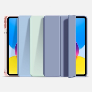 Funda Protectora de Cuero PU TPU Suave con Soporte Magnético para Lápiz para iPad 11.ª Generación A16, Funda con Soporte Tríptico Inteligente para iPad 10.ª Generación de 10.9 Pulgadas - Product Image 2