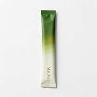 Sachets de poudre instantanée individuels de petite taille avec logo imprimé personnalisé, sachets de poudre de matcha, sachets de poudre de café, emballage