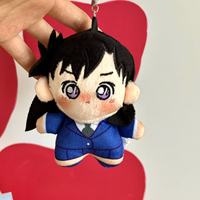 Porte-clés en peluche Conan en coton doux, adorable figurine de dessin animé, mini poupée en peluche pour usage quotidien