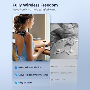 Mini Massage Patch Neck Shoulder EMS Portable Pulse Massager USB Rechargeable Lithium Battery Home Travel Workplace - Product Image 3