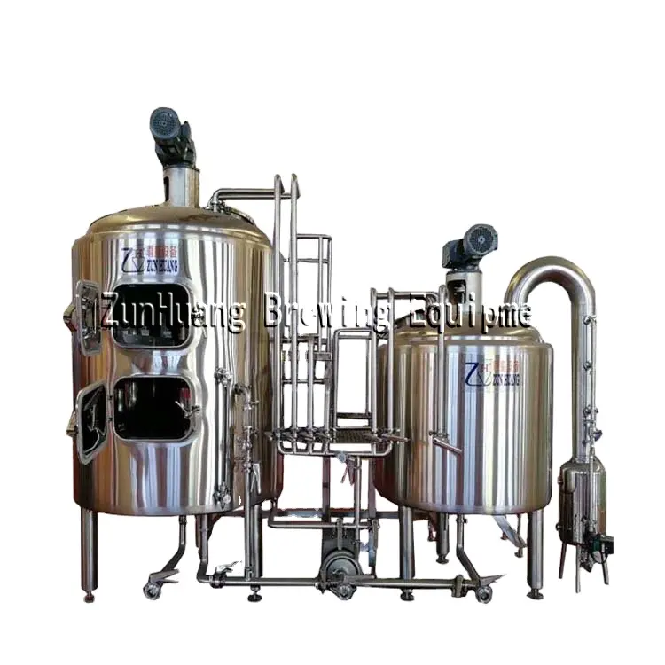 Micro Nhà máy bia 100L 200L 300L mỗi lô bia thiết bị cho quán rượu/khách sạn