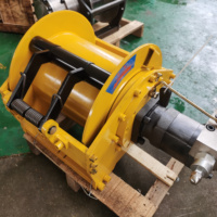 Treuil hydraulique de tracteur de 3 tonnes et 5 tonnes, traction polyvalente de câble métallique, simple tambour pour le lombaire