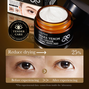 Crema de Ojos con Ácido Hialurónico y Veneno de Serpiente Coreana SADOER, Éxito de Ventas, Antiarrugas, Líneas Finas, <span class=keywords><strong>Ojeras</strong></span> - Product Image 4