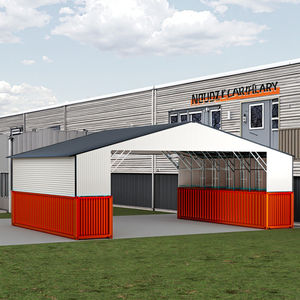 Kit de toiture pour conteneur SGC5640, <span class=keywords><strong>abri</strong></span> en métal pour conteneur, toiture en métal pour conteneur de 40 pieds - Product Image 6