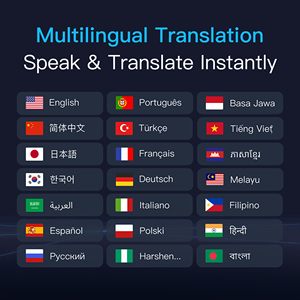 Dispositivo de Traducción de Escritorio con Pantalla Dual y Voz AI, Sistema Operativo Android, Comunicación en Tiempo Real, Compatible con 50 Idiomas, con Tecnología Adva - Product Image 3