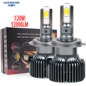CAR-REFINE P60 120W 12000Lm 6500K Halogène Couleur <span class=keywords><strong>H1</strong></span> H3 H4 H7 H11 9005 9006 9012 Voiture <span class=keywords><strong>LED</strong></span> Phare <span class=keywords><strong>Ampoule</strong></span> H4 H19 <span class=keywords><strong>LED</strong></span> Lumière <span class=keywords><strong>pour</strong></span> Voiture - Product Image 1