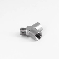 1/4 "BSPP NPT femelle mâle en forme de Y séparateur bloc coupleur adaptateur eau gaz carburant