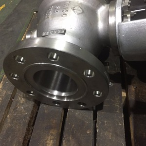 Conexión de 2 piezas con brida, neumática, de acero inoxidable, tipo bola QA647-150lb-CF8M - Product Image 3