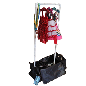 Free sample Travel Duffel <b>Bag</b> with Clothes Garment Rack <b>Trolley</b> Weekend Dance <b>Bag</b> with Custom Ballet Costume - Product Image 4