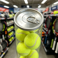 Aluminium volledig openbare, makkelijk te openen deksel 72,9 mm, food grade, voor tennisballen, droog poeder, gedroogd fruit, PET blikken, metalen blikken, aangepast logo