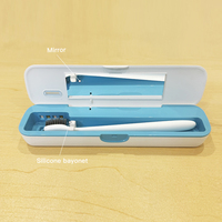 Boîte de désinfection portable multifonction avec lumière UV pour brosse à dents et petite vaisselle