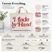Sac fourre-tout en toile naturelle personnalisé avec logo, poignée longue, ouverture supérieure, impression de lettres pour lancement de marque, usine OEM
