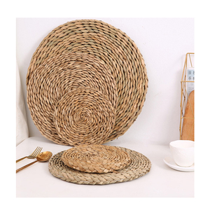 OEM Custom Woven Place Mats Seagrass Place Mats water hyacinth placemat for Kitchen Table