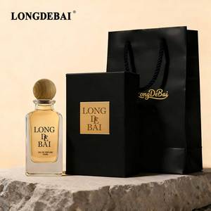 In Stock Custom <b>Perfume</b> Spray <b>Bottle</b> 85ml <b>Perfume</b> Glass <b>Bottle</b> 100ml Clear Square Empty <b>Perfume</b> <b>Bottle</b> with Wooden Lid - Product Image 4