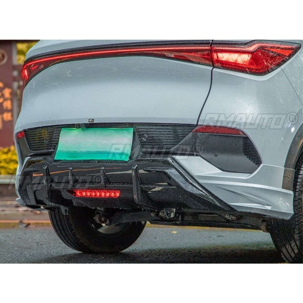 ลิ้นหลังสีดำเงา