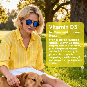 Gomitas de Vitamina D3 Más Vendidas con Carbohidratos Totales, Poderosa Limpieza Corporal Diaria, Apoya la Salud de Huesos, Músculos e Inmunidad - Product Image 6