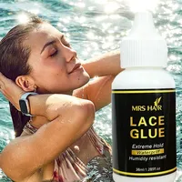Colle pour perruques 1/3/5 Lace Glue 38ml – Adhésif extrême tenue, imperméable, pour perruques Lace Frontal et Full Lace – Durable et longue durée – Flacon