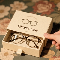 Emballage de boîte à lunettes de luxe fabricant professionnel avec logo personnalisé boîte cadeau vide rigide écologique dossier portable haut de gamme