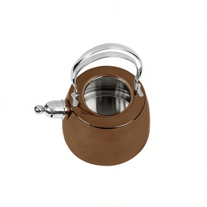 Bouilloire sifflante Schulte-U Flute Zora en cuivre et acier inoxydable 1,5 L - Product Image 2