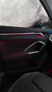 Luz Ambiental Cardoo para <span class=keywords><strong>Audi</strong></span> <span class=keywords><strong>Q3</strong></span> 2019-2024, Actualización de 64 Colores, Iluminación Ambiental Interior para Automóvil, Kit de Accesorios con Grabado Láser - Product Image 4