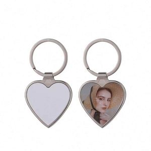 Ww313 Keychain Rectangle Sublimation Transfer Blanks With Metal Round <b>Key</b> <b>Rings</b> for Heat Press Custom Promotional Gifts - Product Image 4