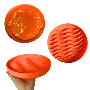จานอาหารสัตว์เลี้ยงแบบหนา ป้องกันการลื่น ช่วยให้สัตว์เลี้ยงกินช้าลง - Product Image 5
