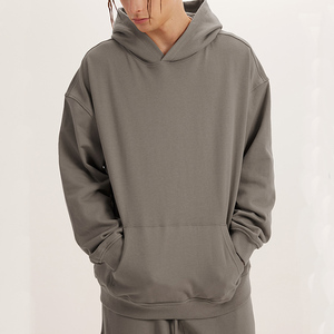 <span class=keywords><strong>Sweat</strong></span>-shirts à capuche zippés surdimensionnés pour hommes, personnalisables avec logo, en coton épais et molleton doux, sweats à capuche zippés de haute qualité - Product Image 6