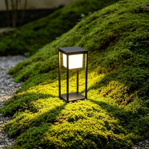Lampe de sol carrée moderne minimaliste 24V basse tension IP65 étanche pour jardin de villa et aménagement paysager - Product Image 3