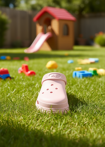 Sandali Zoccoli per Bambini Taglia 19 Rosa con Suola in EVA per l'Estate - Product Image 2