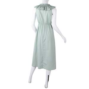 Venta al por mayor de <span class=keywords><strong>moda</strong></span> oem vestido de falda de algodón de las mujeres sexy V-cuello ropa casual oem slim damas vestido - Product Image 2