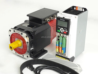 Moteur servo vertical d'entraînement de broche 2.2kw 220v vitesse nominale 1500rpm vitesse maximale 8000rpm ventilateur refroidissement servomoteur à courant alternatif