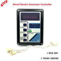 Contrôleur PLC adapté aux groupes électrogènes, écran LCD, contrôle automatique du moteur, approvisionnement en vrac