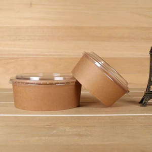 Eco Friendly Paper 1050ml Bowl for Salad Soup Rice and <b>Noodles</b> Disposable Food Packaging OEM ODM Manufacturer Vietnam - Product Image 4