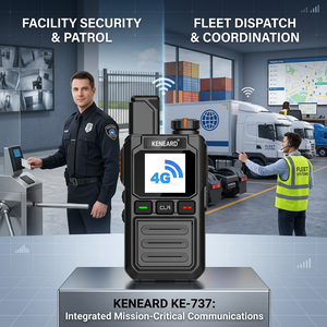 วิทยุสื่อสาร KENEARD KE-737 4G POC ระยะไกลทั่วโลก แบตเตอรี่ 3000mAh รองรับซิมนาโนคู่ โทรกลุ่ม กำลังส่ง 2 วัตต์ ช่องเสียบ Type-C ปลอดภัย - Product Image 3